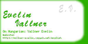 evelin vallner business card